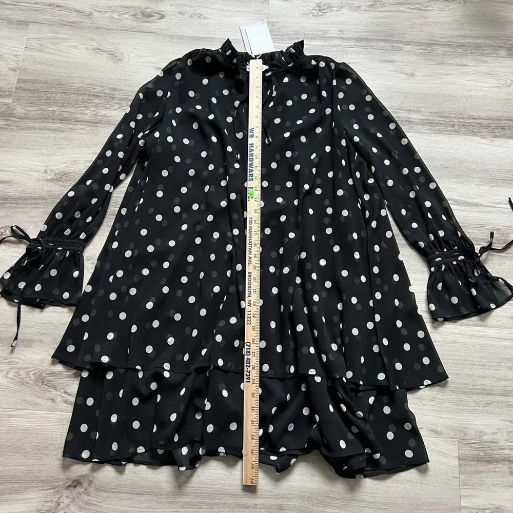 & Other Stories Black Polka Dot Dress - Picture 6 of 8
